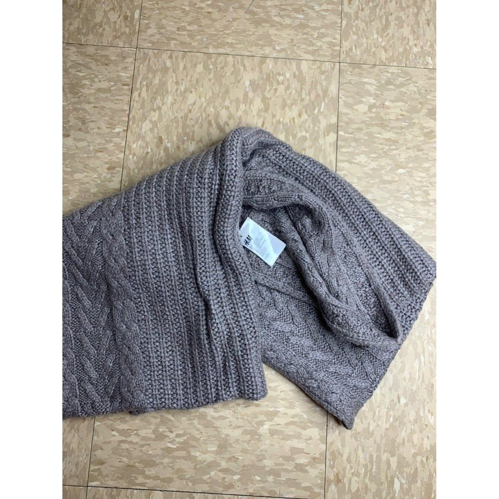 H&M Grey Infinity Scarf FOR Women